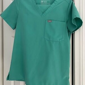 Figs Green Scrub Set